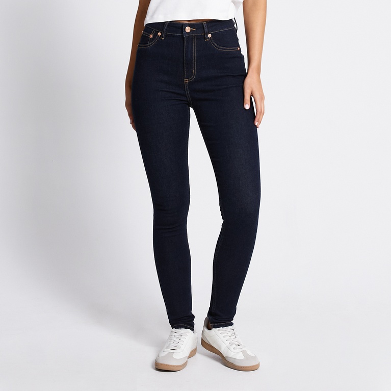 High waist skinny jeans "Snake"